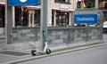 E-mobility in Germany: discarded electric scooters on the streets of Berlin