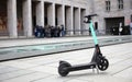 E-mobility in Germany: discarded electric scooters on the streets of Berlin
