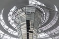 People visit Reichstag dome Royalty Free Stock Photo