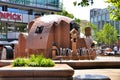 Berlin, Germany: Europa Platz Fountain