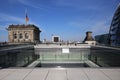 Berlin, Germany. Facade of the Reichstag cupola