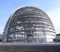 Berlin, Germany. Facade of the Reichstag cupola