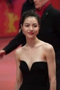 Elane Zhong Chuxi on red carpet during Berlinale 2018 Royalty Free Stock Photo