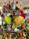 Colorful display in a shop for decorations, knick-knacks and housewares Royalty Free Stock Photo