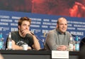 Robert Pattinson and Nathan Zellner at Berlinale 2018