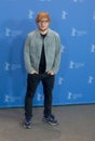 Ed Sheeran poses during Berlinale 2018 Royalty Free Stock Photo