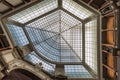 Glass ceiling of the Museum for Communication in Berlin, Germany Royalty Free Stock Photo