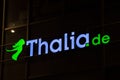 Thalia bookstore signage