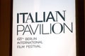 Italian Pavilion at Berlinale`s European Film Market EFM