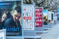 Posters advertising the upcoming films during Berlinale 2018