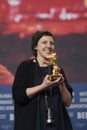 Adina Pintilie, winner of the Golden Bear, at Berlinale 2018