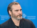 Actor Joaquin Phoenix poses during Berlinale 2018 Royalty Free Stock Photo