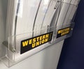 Western Union sign Royalty Free Stock Photo