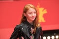 Young Italian actress Sara Casu during Berlinale 2018