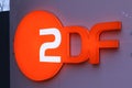 ZDF signage Royalty Free Stock Photo