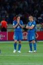 Fabio Cannavaro and Andrea Pirlo