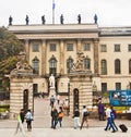 Berlin Germany- Humbolt University, main entrance Royalty Free Stock Photo