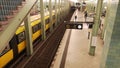 Berlin Germany Jan 27 2020 Berlin Alexanderplatz Station U5 arrival