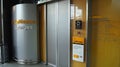 BERLIN, GERMANY - JAN 17th, 2015: airport interior, Lufthansa Senator Lounge entrance