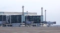 BERLIN, GERMANY - JAN 17th, 2015: Berlin Brandenburg Airport BER, still under construction, empty terminal building Royalty Free Stock Photo