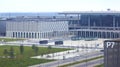 BERLIN, GERMANY - JAN 17th, 2015: Berlin Brandenburg Airport BER, still under construction, empty terminal building