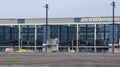 BERLIN, GERMANY - JAN 17th, 2015: Berlin Brandenburg Airport BER, still under construction, empty terminal building Royalty Free Stock Photo