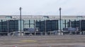 BERLIN, GERMANY - JAN 17th, 2015: Berlin Brandenburg Airport BER, still under construction, empty terminal building Royalty Free Stock Photo