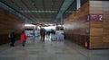 BERLIN, GERMANY - JAN 17th, 2015: Inside of the Berlin Brandenburg Airport BER, still under construction, empty terminal Royalty Free Stock Photo