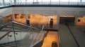 BERLIN, GERMANY - JAN 17th, 2015: Inside of the Berlin Brandenburg Airport BER, still under construction, empty terminal Royalty Free Stock Photo