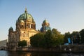 Berlin Cathedral or Berliner Dom and Museum Island or Museumsinsel near Spree River