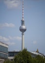 Berlin, Germany - 13 July 2023: Berlin Television Tower