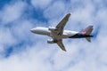 BERLIN, GERMANY - JULY 7, 2018: Brussels Airlines Airbus A319-111 takes off from Tegel airport in Berlin. The A319 carries up to Royalty Free Stock Photo