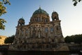 Berlin Cathedral or Berliner Dom and Museum Island or Museumsinsel near Spree River