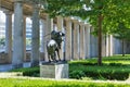 Hun on Horseback statue on Museums Island in Berlin, Germany