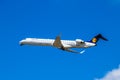 BERLIN, GERMANY - JULY 7, 2018: Lufthansa, Bombardier CRJ-900LR