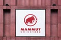 Mammut logo on a wall Royalty Free Stock Photo