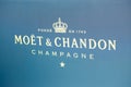 Moet & Chandon champagne logo Royalty Free Stock Photo