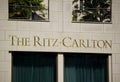 Berlin, Germany - 13 July 2023: Ritz-Carlton hotel sign in Berlin Royalty Free Stock Photo