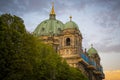 Exterior shot of Berliner Dom or Cathedral of Berlin