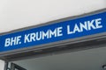 Krumme Lanke U-Bahn station, Berlin Royalty Free Stock Photo
