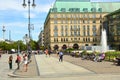 BERLIN, GERMANY - JUNE 21, 2017: Pariser Platz square Berlin, Ge Royalty Free Stock Photo