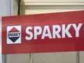 Sparky Power Tools company sign