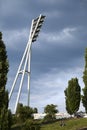 Mauerpark Stadium Lighting Tower and Hill Berlin Germany Royalty Free Stock Photo