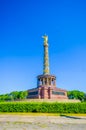 BERLIN, GERMANY - JUNE 06, 2015: Victory Column in Tiergarten park in thge center on Berlin