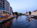 View at Sprea river of Berlin on Germany Royalty Free Stock Photo