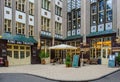 BERLIN, GERMANY, MARCH 12, 2015: complex of nine courtyards hidden among tall buildings was transformed into tranquil Royalty Free Stock Photo