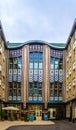 BERLIN, GERMANY, MARCH 12, 2015: complex of nine courtyards hidden among tall buildings was transformed into tranquil Royalty Free Stock Photo