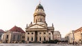 FranzÃÂ¶sischer Dom, meaning `French Cathedral` is located in Berlin at the Gendarmenmarkt