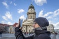 French Church of Friedrichstadt located in Berlin at the Gendarmenmarkt, Germany Royalty Free Stock Photo