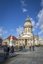 French Church of Friedrichstadt located in Berlin at the Gendarmenmarkt, Germany Royalty Free Stock Photo